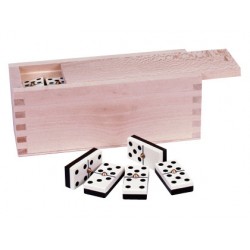 Domino profissional -caixa madeira.