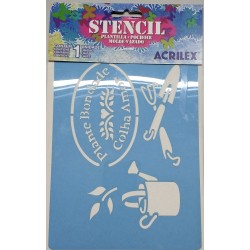 Stencil Acrilex 20X15 cm