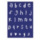 Kit Stencil A4 P/Tecido "Alfabeto Minúsculas"