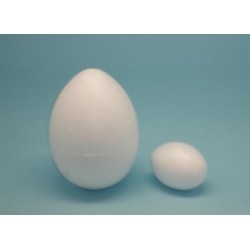 5 Ovos em esferovite com a altura de 7cm